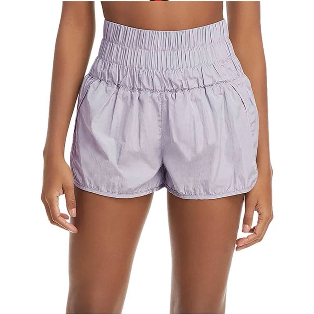 FP Movement by Free People Lavender High-Waist Running Shorts